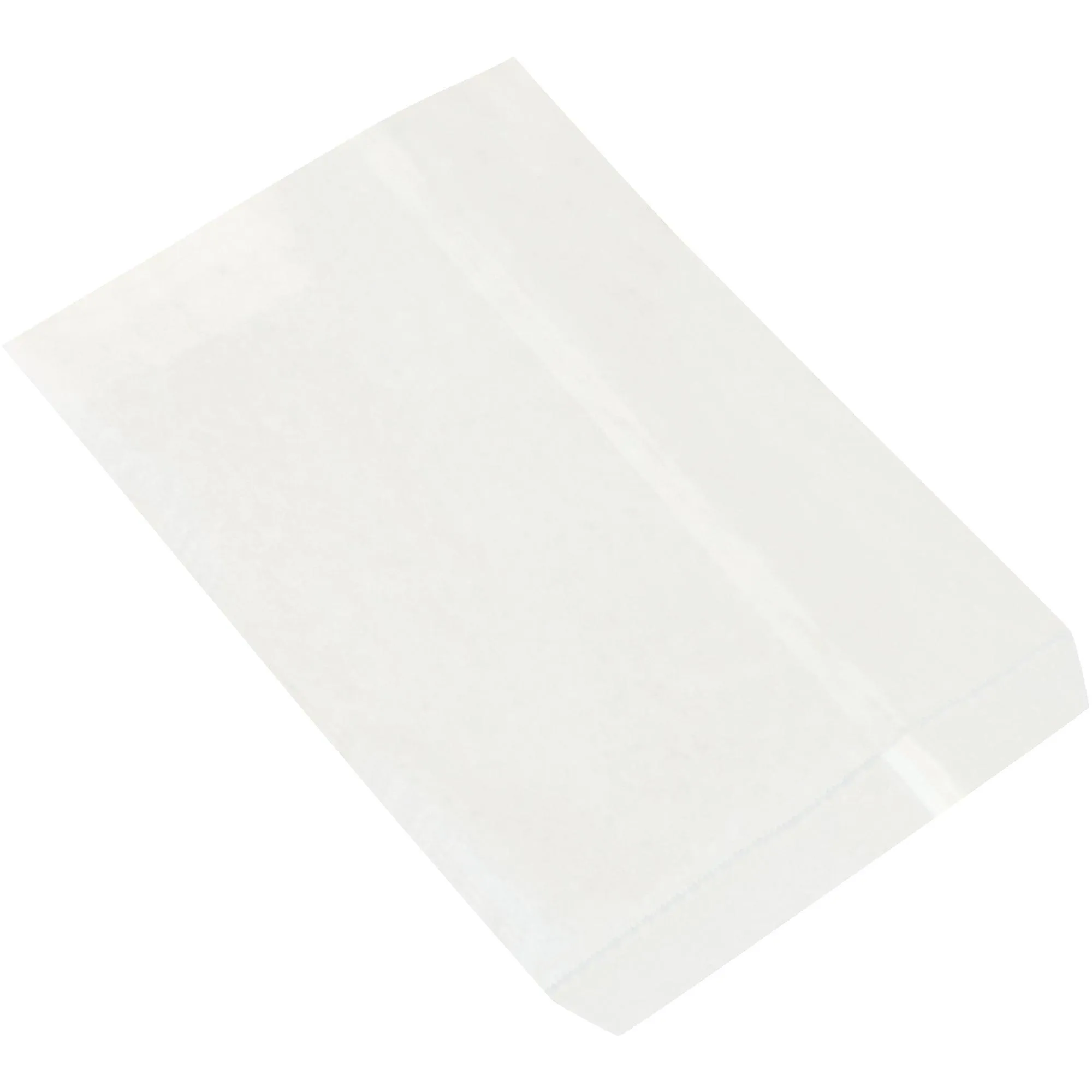 8 1/2 x 11" White Flat Merchandise Bags