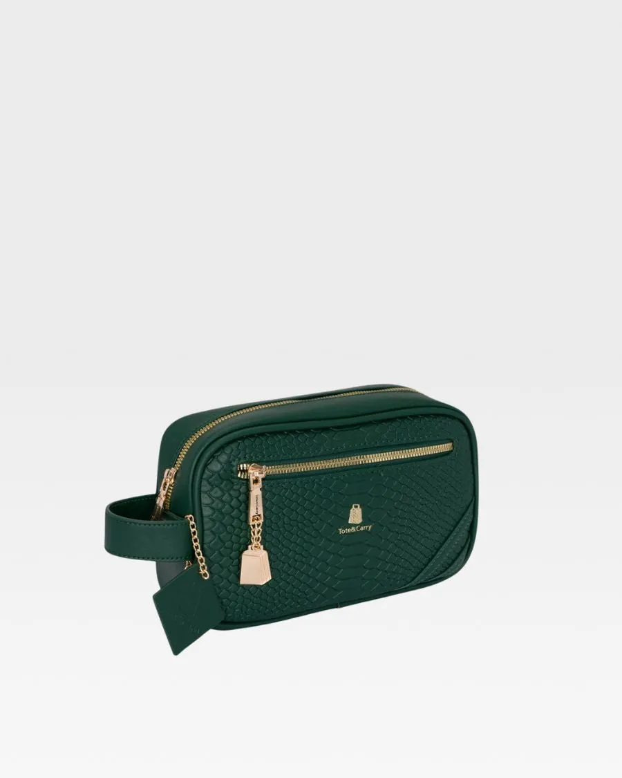 Apollo 1 Toiletry Bag in Emerald Green