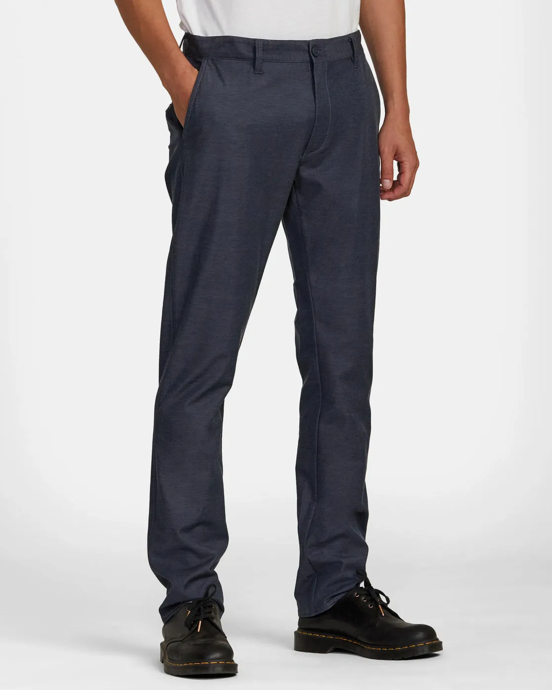 Back In Tech Chinos - Denim Heather