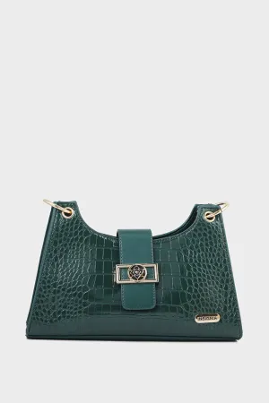 Baguette Shoulder Bags B10525-Green