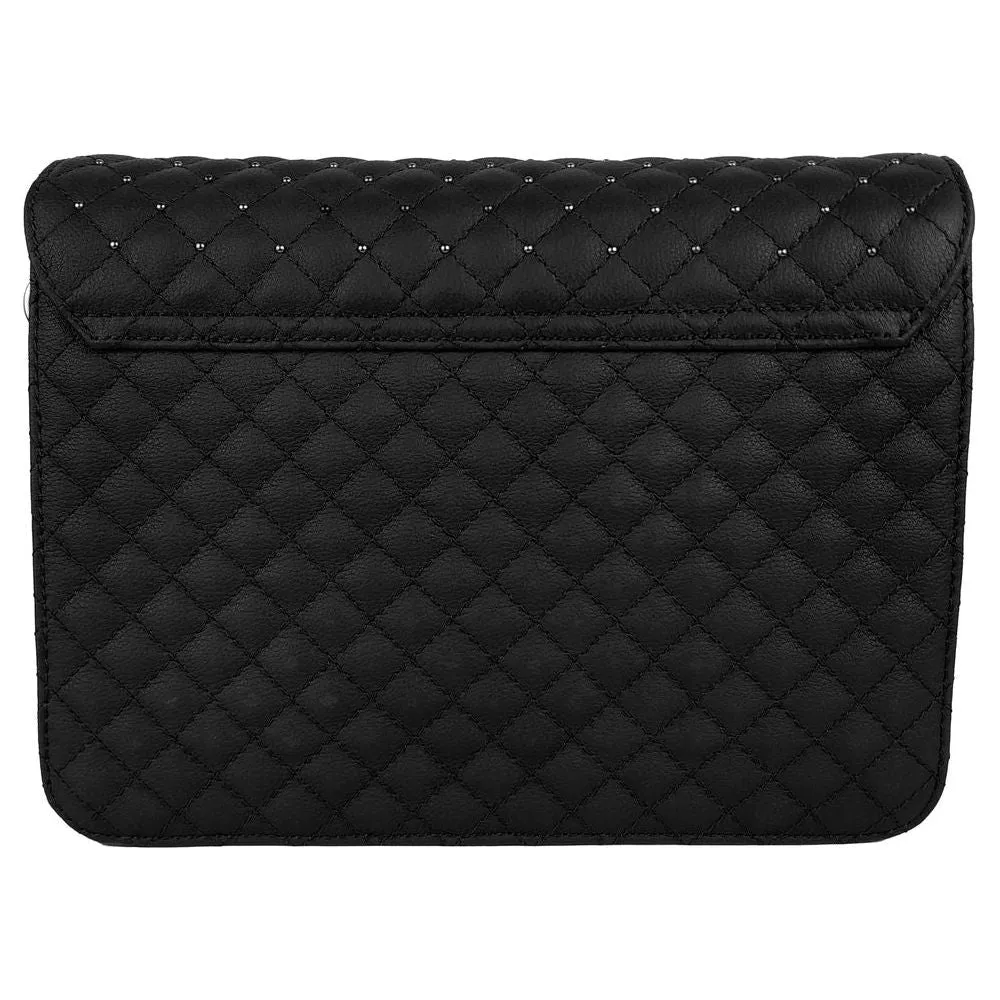 Baldinini Trend Elegant Quilted Calfskin Shoulder Bag