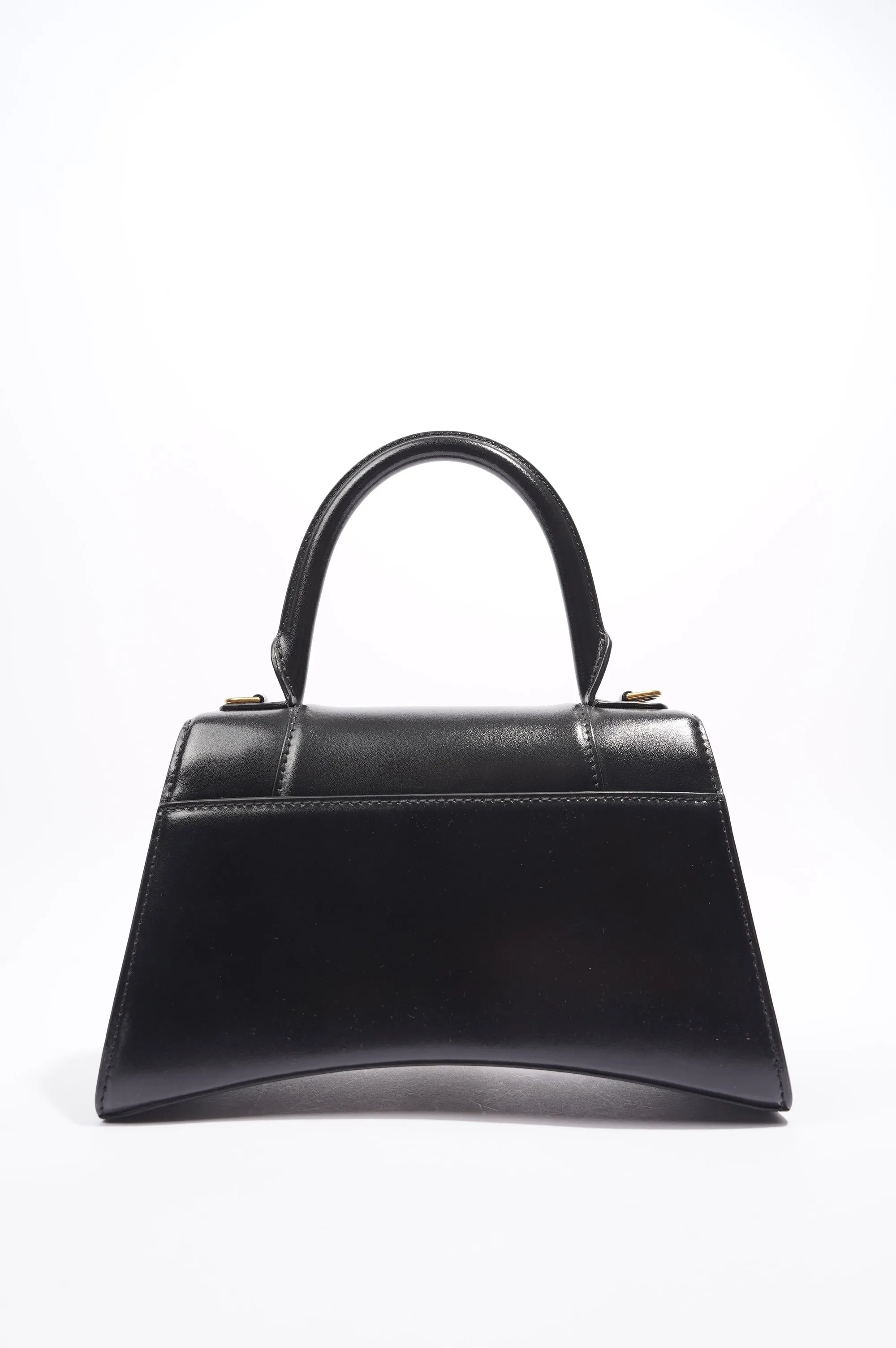 Balenciaga Hourglass Black Leather Small