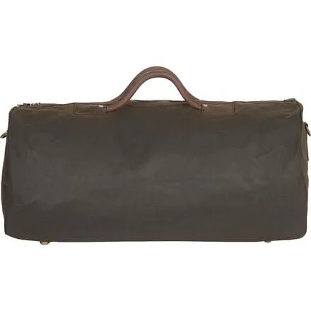 Barbour 58L Wax Holdall Sports Bag, Dark Green