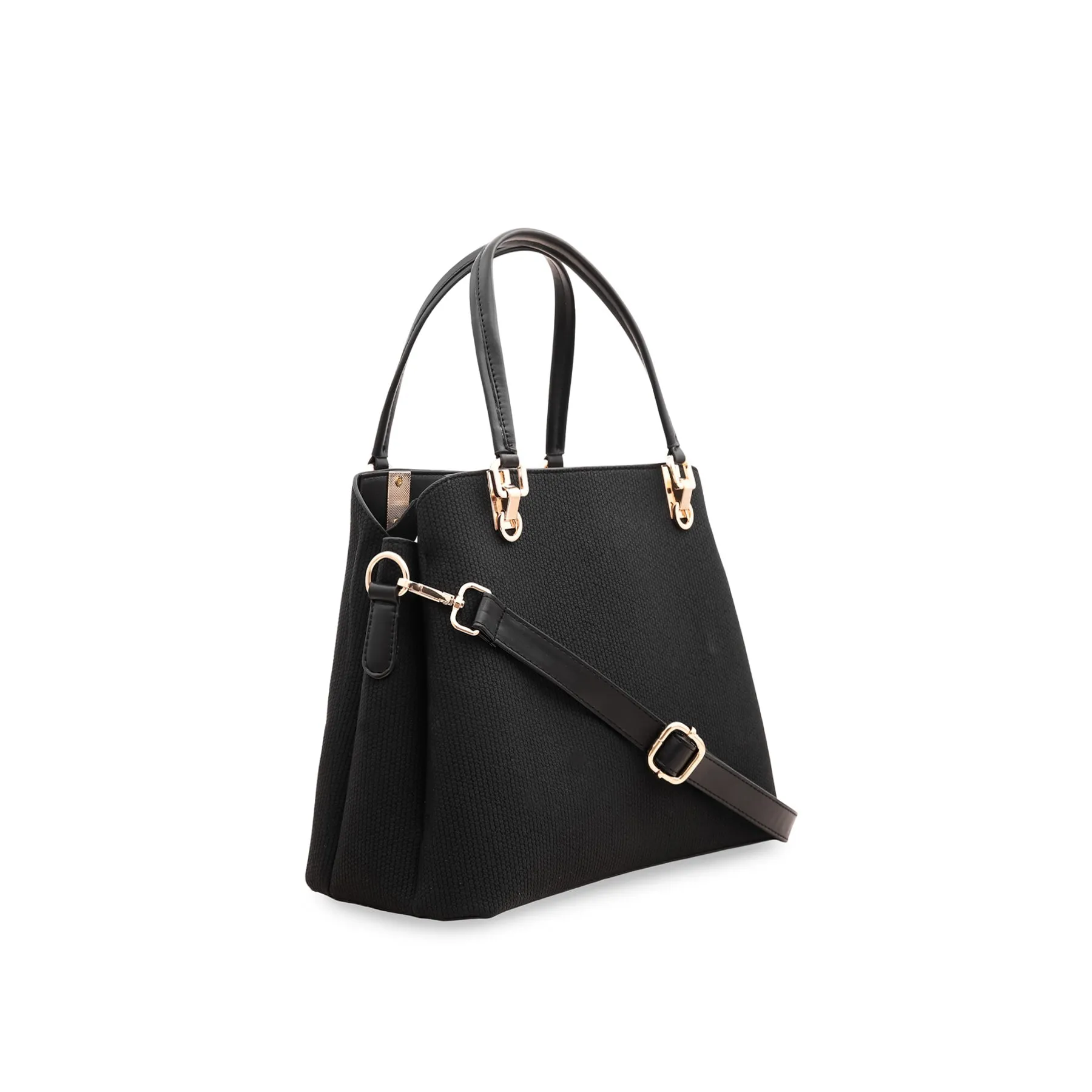 Black Formal Hand Bag P55552