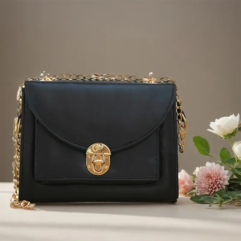 Black Shoulder Bag for Girls