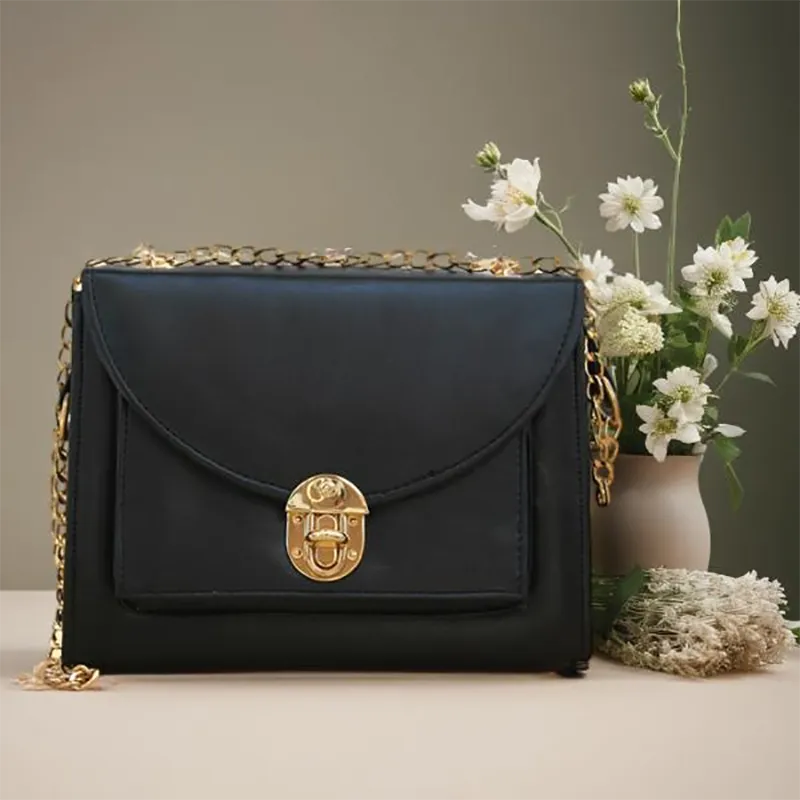 Black Shoulder Bag for Girls