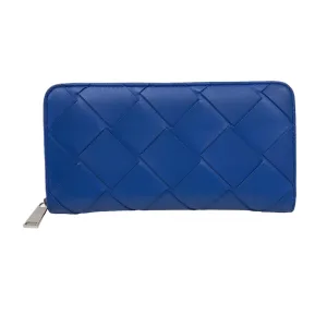 Bottega Veneta Maxi Intrecciato Zip Around Wallet