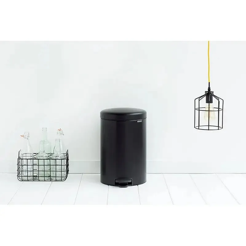 Brabantia Pedal Bin NewIcon 20L - Matt Black