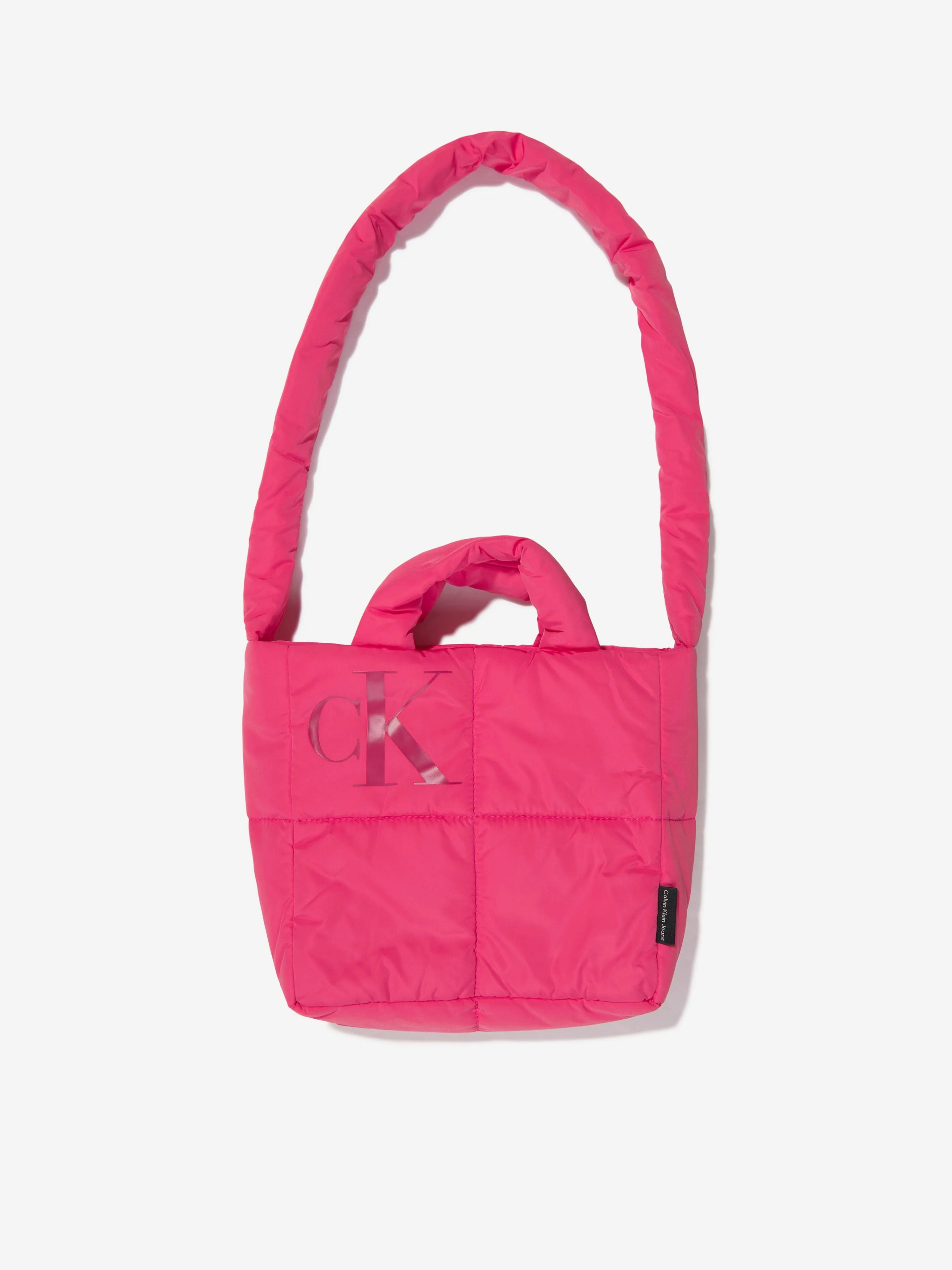 Calvin Klein Girls Puffer Crossbody Bag in Pink