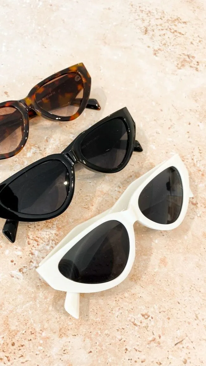 Carla Sunglasses - White