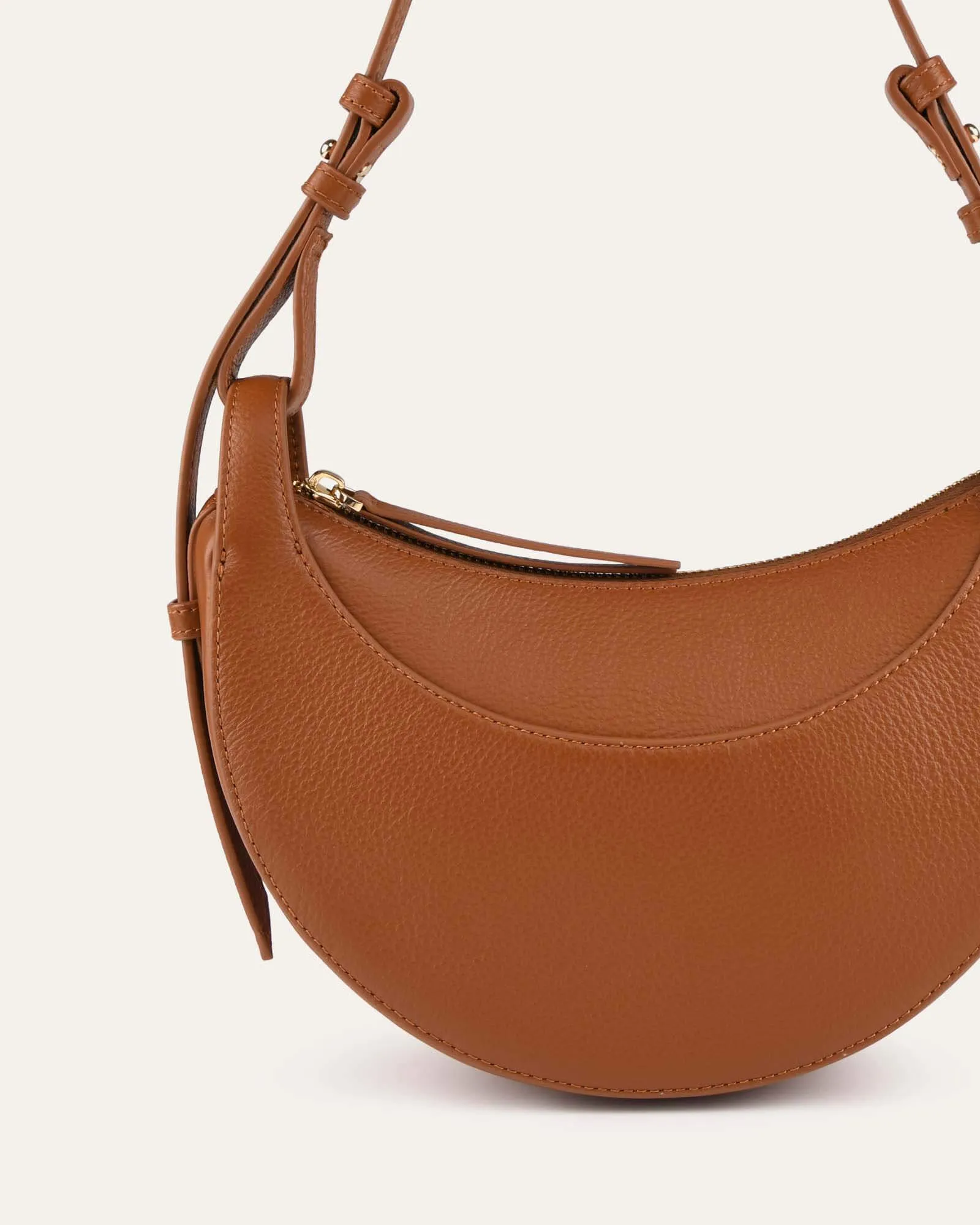 CATO SHOULDER BAG TAN LEATHER