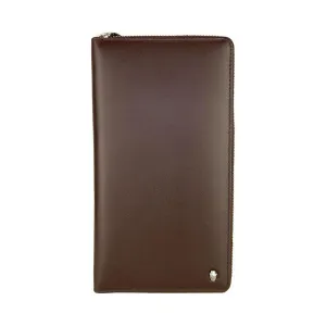 Cavalli Class Sophisticated Brown Leather Wallet