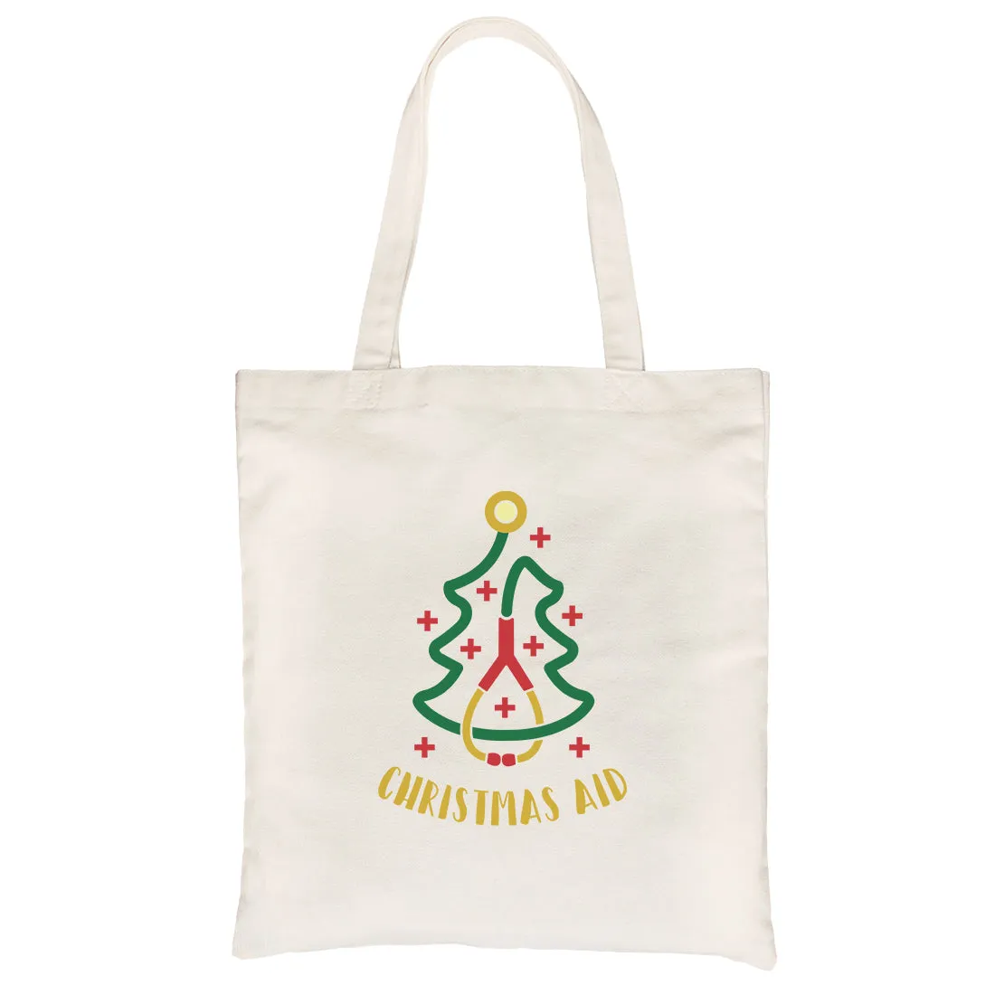 Christmas Medical Tree Canvas Bag