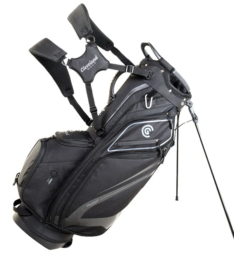 Cleveland Golf Lightweight Stand Bag- Black/Black