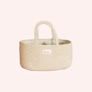 Cotton Rope Nappy Caddy Organiser