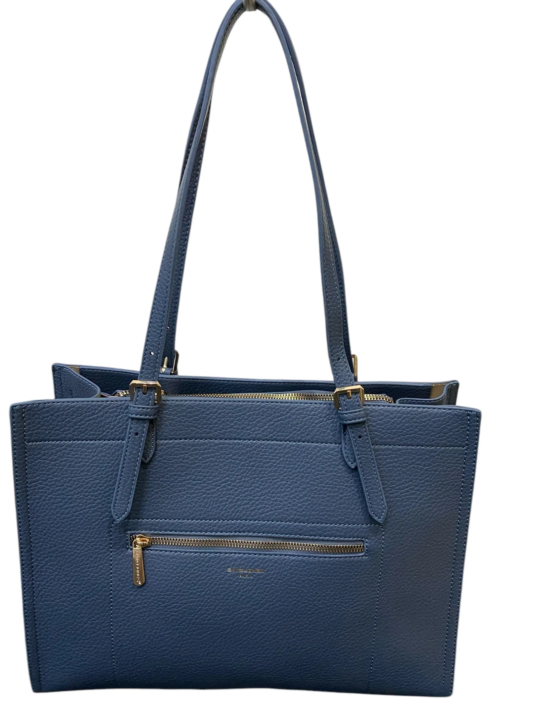 David Jones Blue CM6917F Shoulder Tote Bag