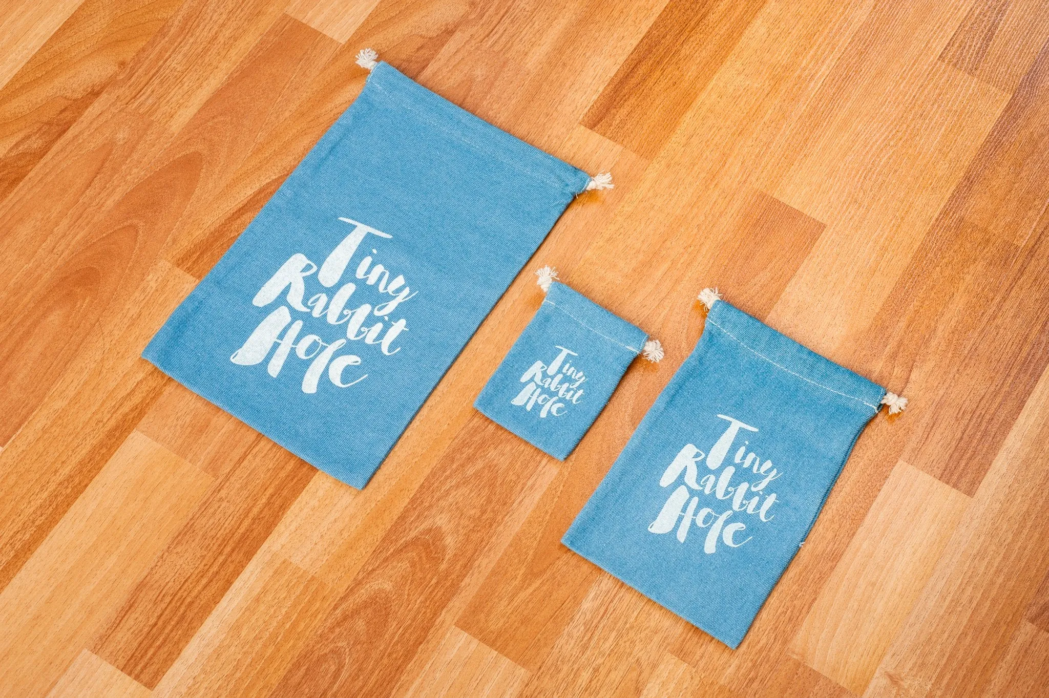 Denim Pouches by Tiny Rabbit Hole