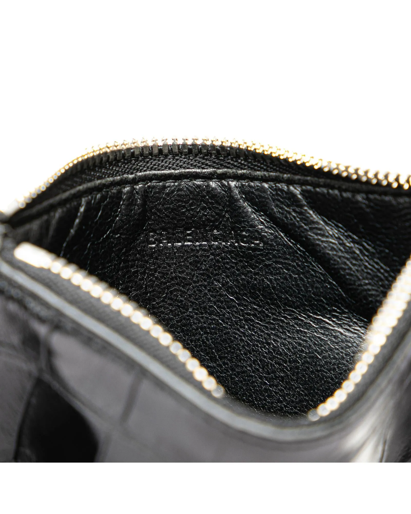 Embossed Leather Crossbody Bag with Card Slots