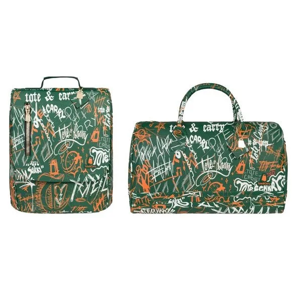 Emerald Graffiti Duffle Reg