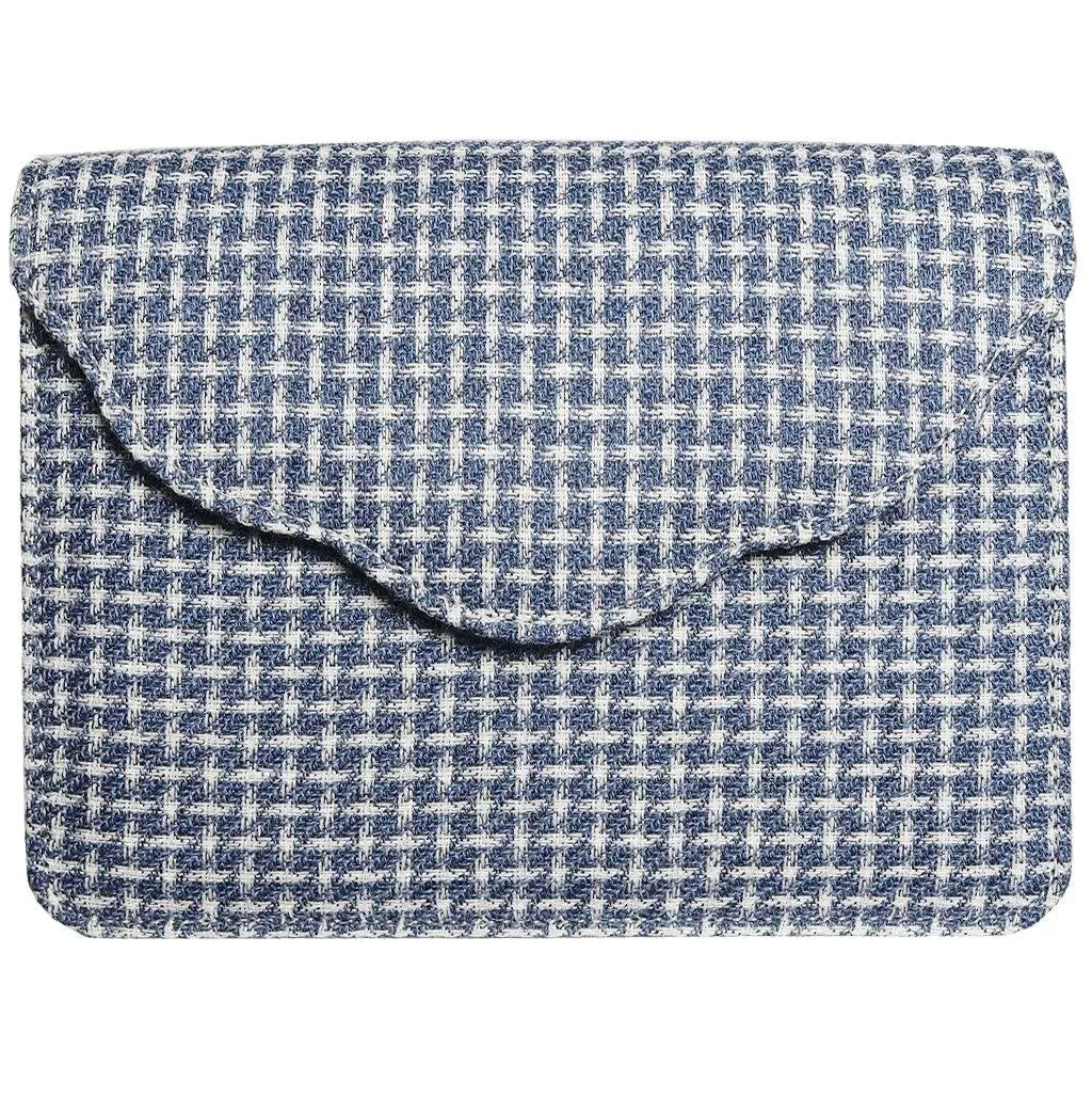 Fabric Belt Pouch Blue