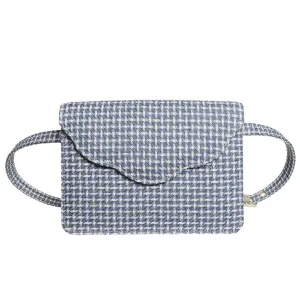 Fabric Belt Pouch Blue