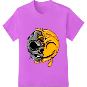 Fiery Skull Flames - Edgy Heat Transfer DTF Print