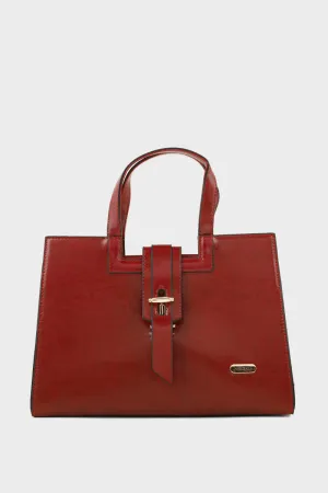 Formal Tote Hand Bags B14965-Red