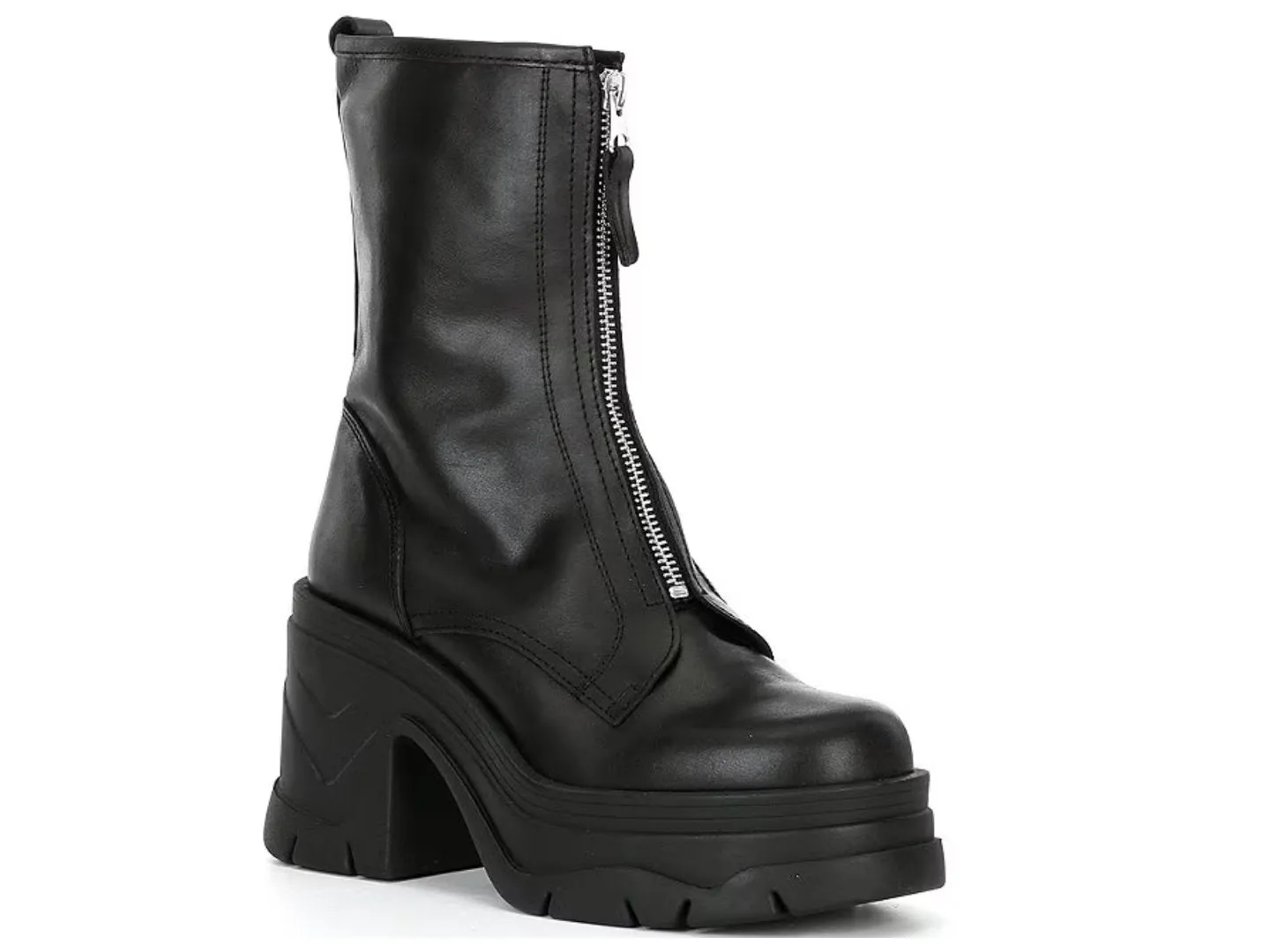 Free People: Myles Zip Front Boot in Black