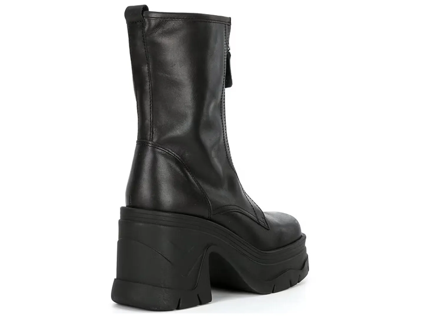 Free People: Myles Zip Front Boot in Black