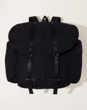 Gabardine Backpack XL in Black