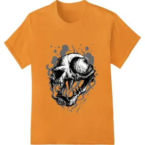 Haunting Skull: Edgy DTF Print for Alternative Fashion