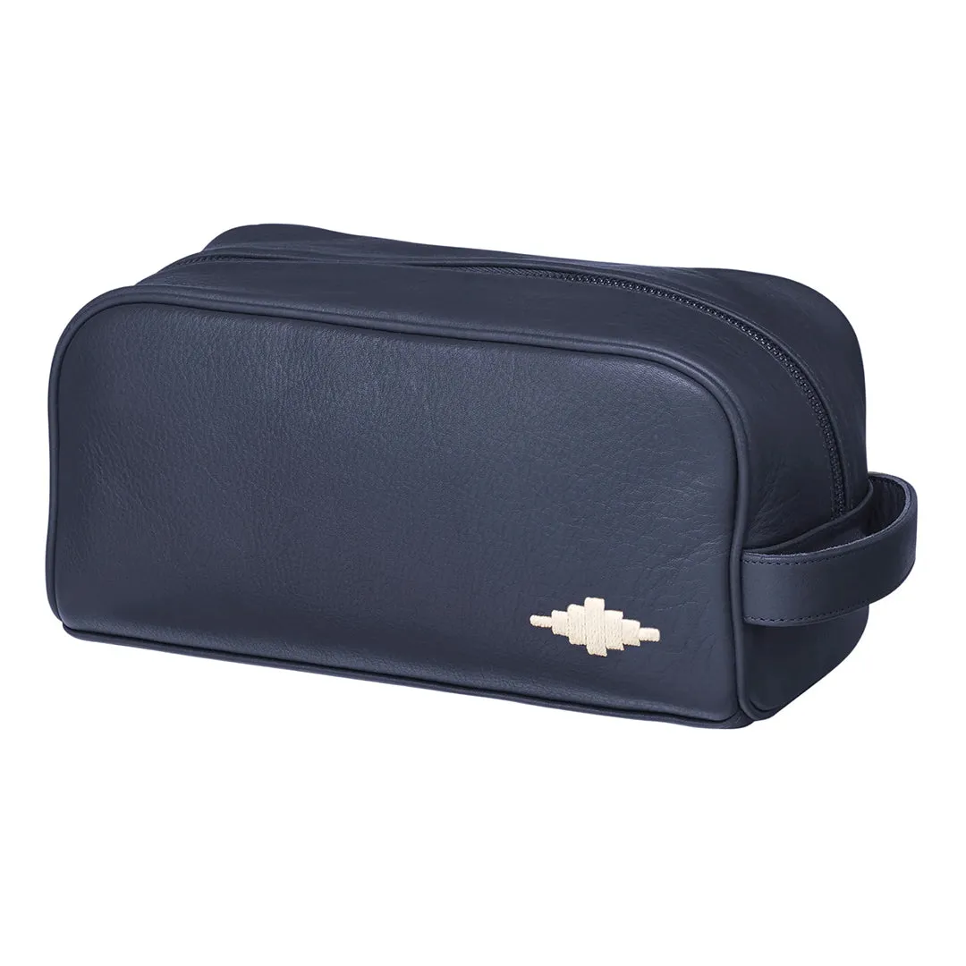 Hombre Washbag - Navy/Cream by Pampeano