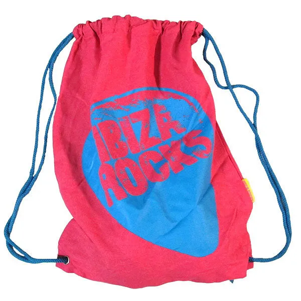 Ibiza Rocks Neon Plectrum Drawstring Bag