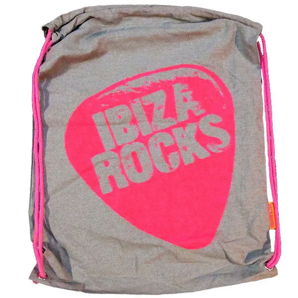 Ibiza Rocks Neon Plectrum Drawstring Bag