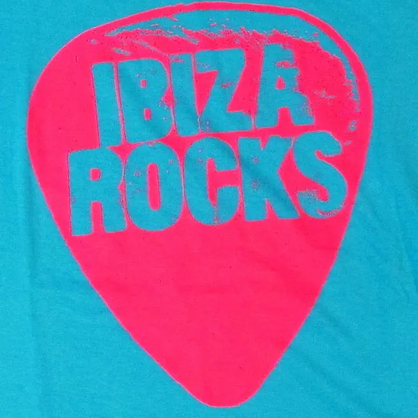 Ibiza Rocks Neon Plectrum Drawstring Bag