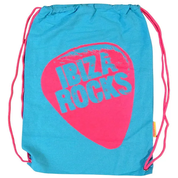 Ibiza Rocks Neon Plectrum Drawstring Bag