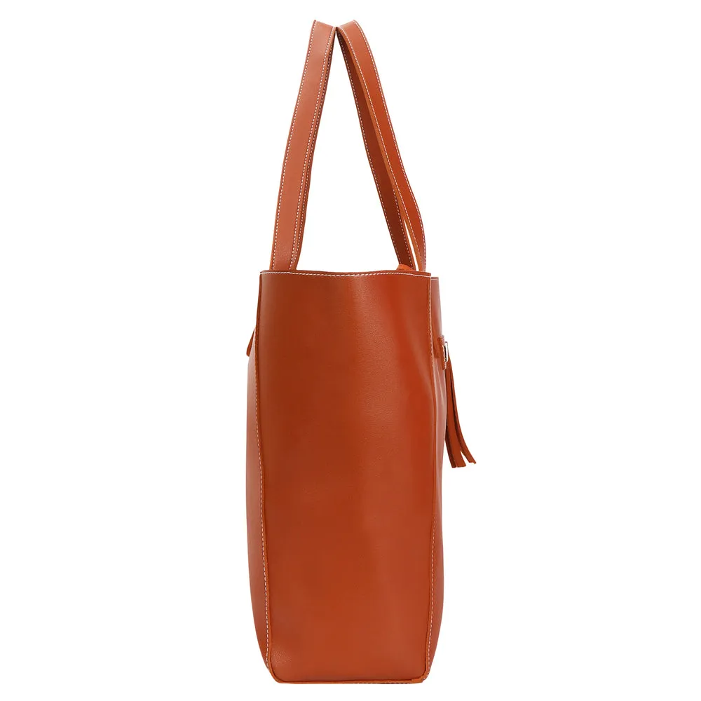 IMARS Tote Tan For Women & Girls (Handbag) Made With Faux Leather