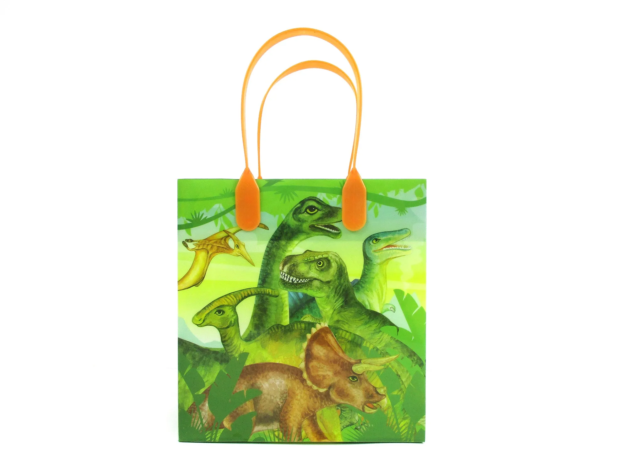 Jurassic Dinosaur Party Favor Bags Treat Bags - Set of 6 or 12