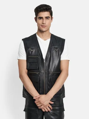 Lambskin Leather Vest