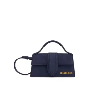 Le Bambino Mini Leather Bag in Dark Navy