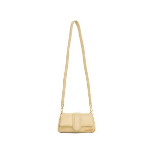 Le Petit Bambimou Leather Bag in Ivory