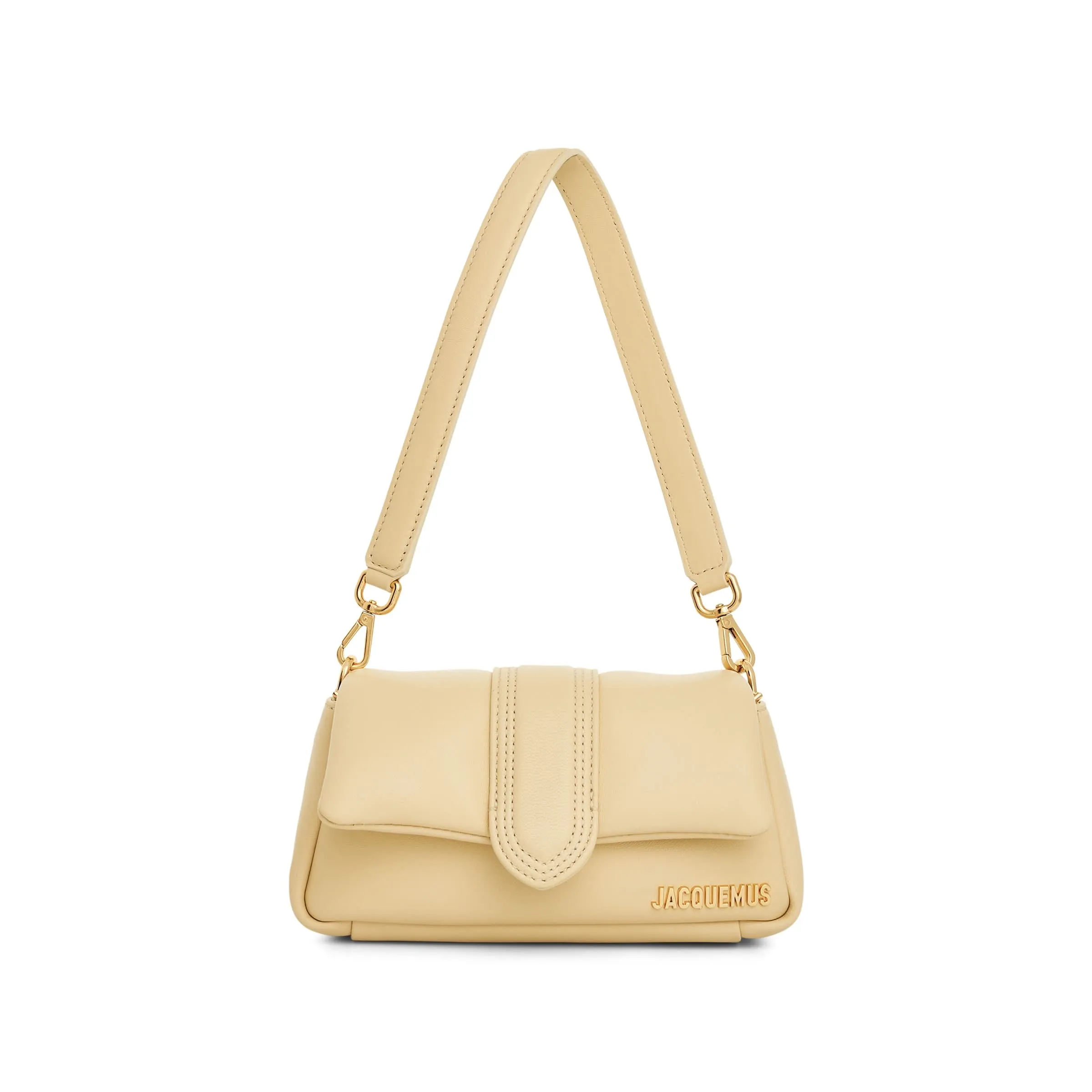 Le Petit Bambimou Leather Bag in Ivory