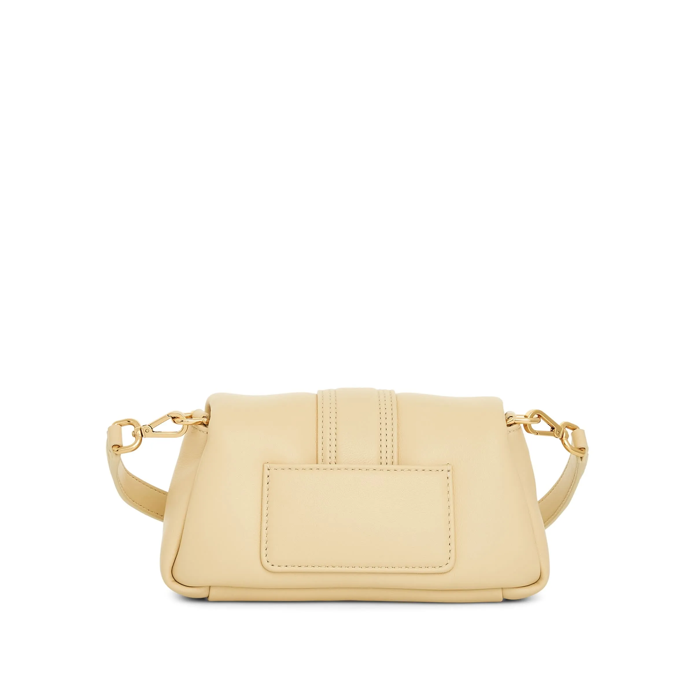 Le Petit Bambimou Leather Bag in Ivory