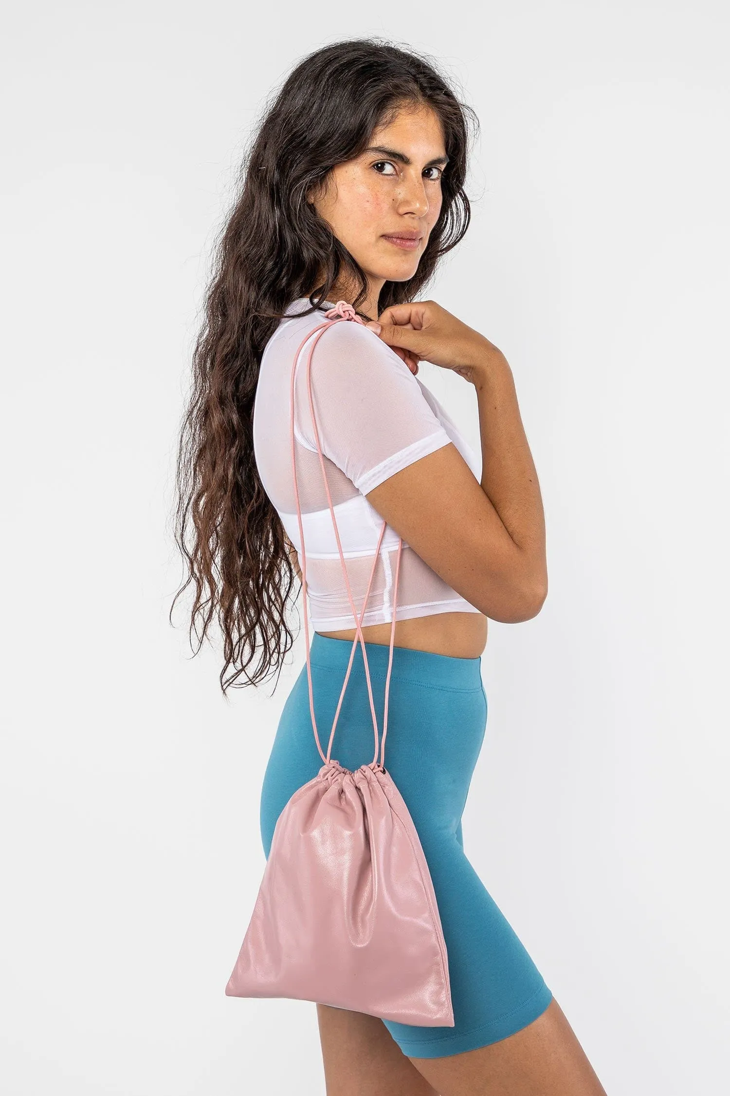 LMBLTR001 - Lambskin Drawstring Bag