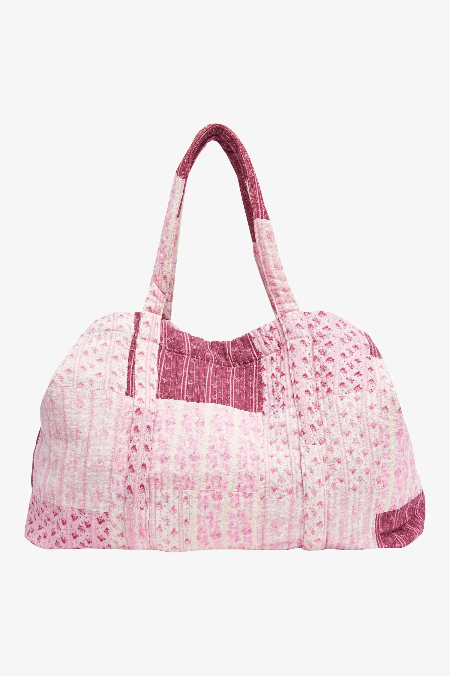 Love Shack Fancy - Cyndi Tote in Burgundy Leaves