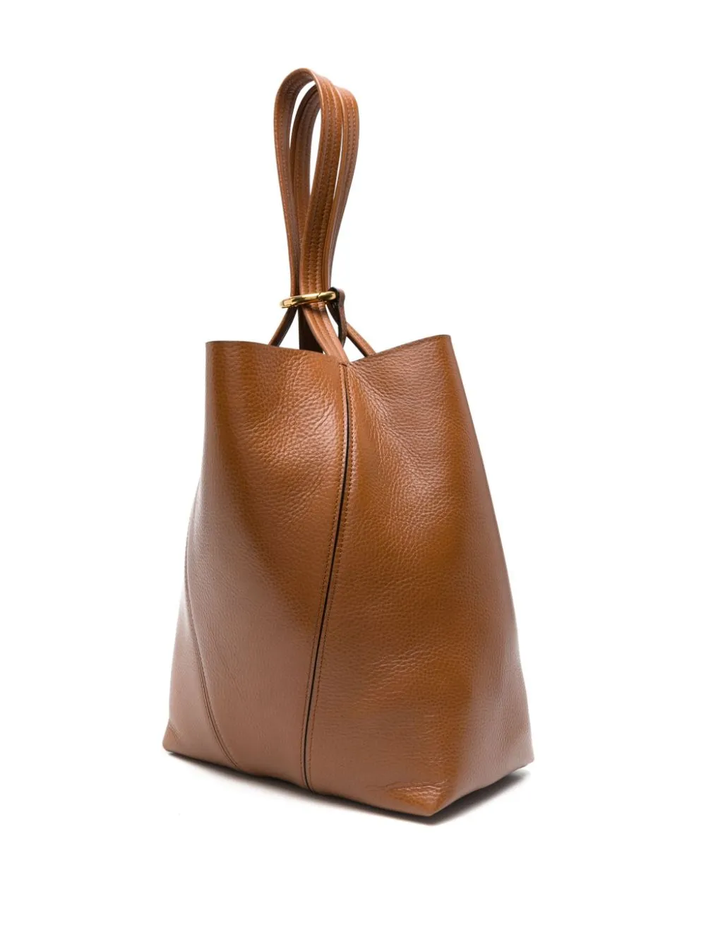 Medium Spin Tote Bag in Clay Brown