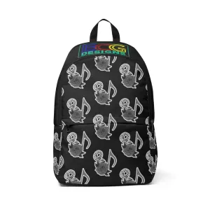 Musical Rose Unisex Fabric Backpack