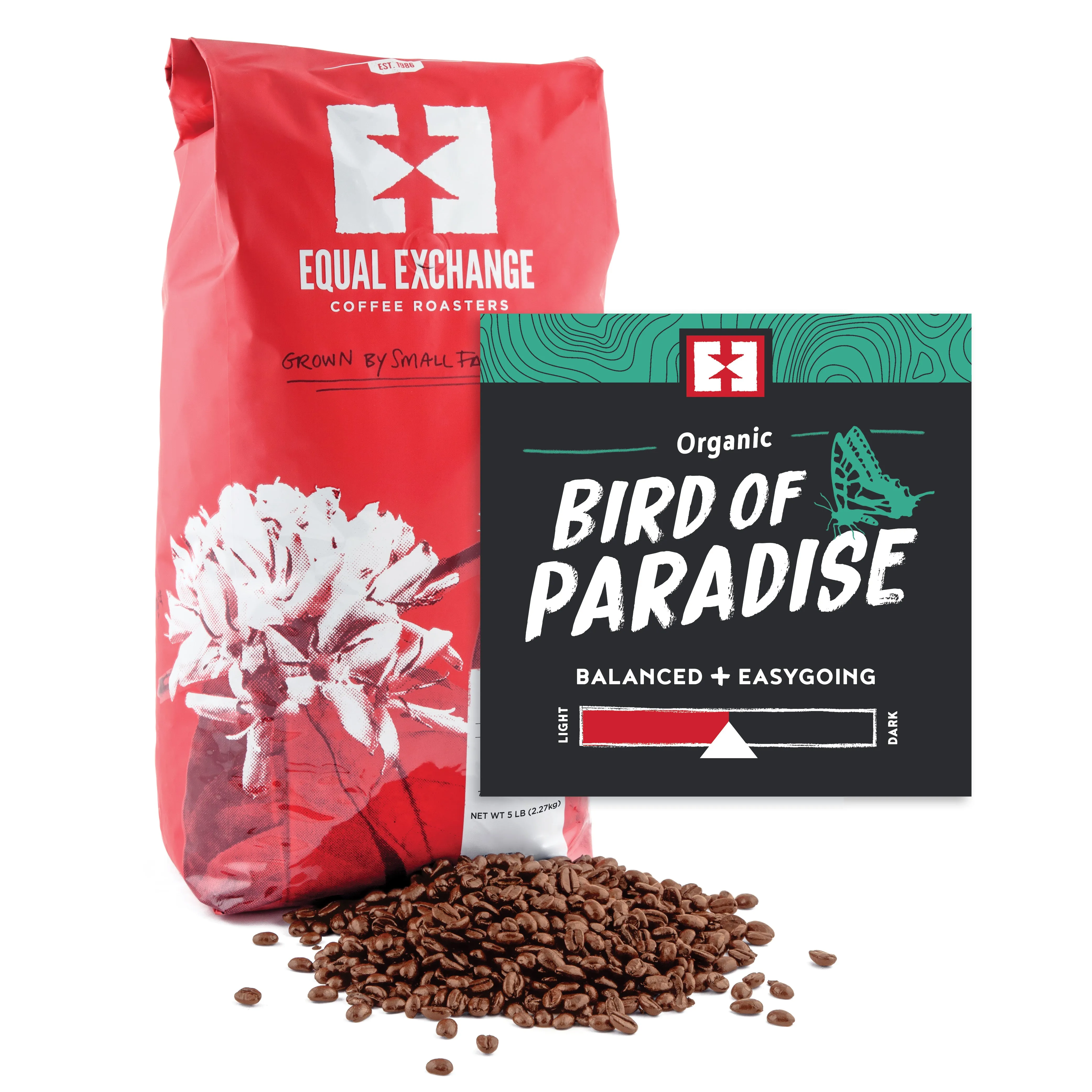 Organic Bird Of Paradise Coffee, 5lb whole bean