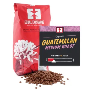 Organic Guatemalan Medium Roast Coffee, 5lb whole bean