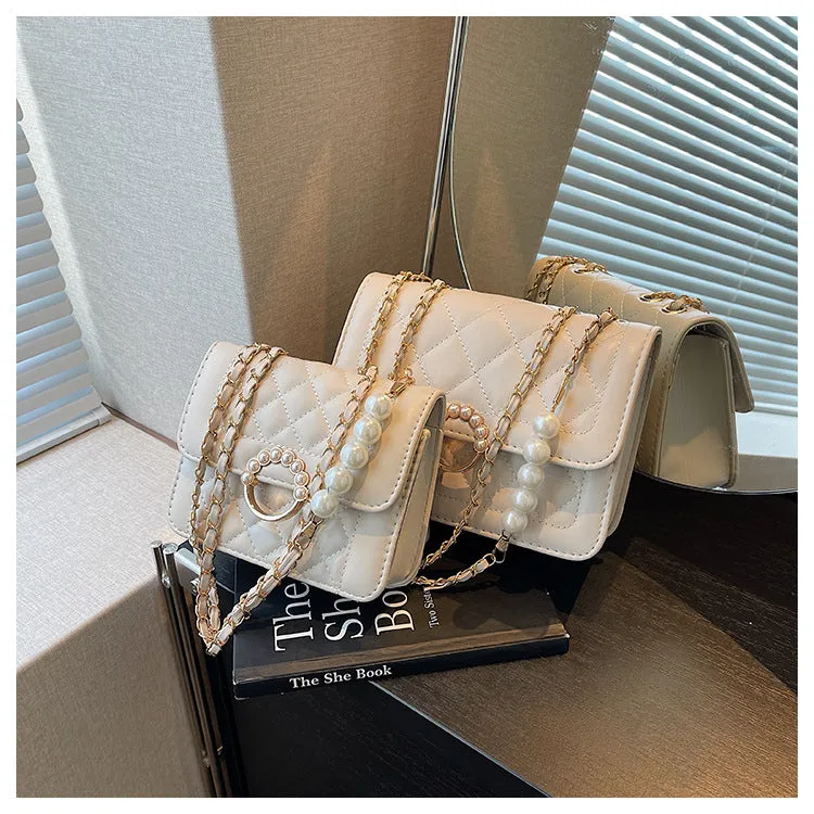 Pearl Chain Sling Bags